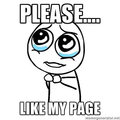 Please Like My Page - Crying Admin Troll