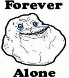 Forever Alone - Crying trollface