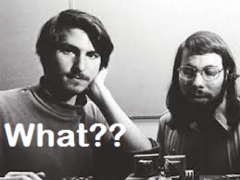 What - Steve Jobs and Alla Old Photo Picture
