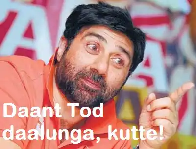 Daant Tod Dunga Kutte - Sunny Deol