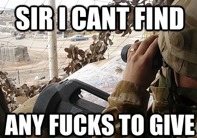 Sir I Cant Find Any Fucks to Give
