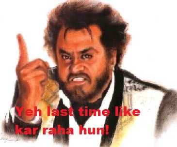 Yeh Last Time Like Kar Raha Hun - Ranjikanth