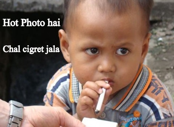 Hot Photo Hai Chal Ab Cigarette Jala