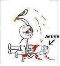 Kill the Admin with Knife - Kill Administrator