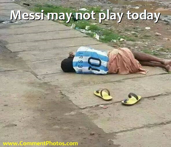Messi may not Play Today due to Injury