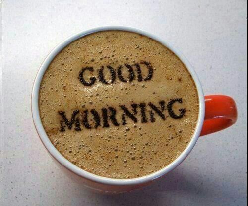 Good Morning - New Fresh Cup Of Tea Coffee