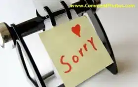 I am Sorry - Sticky Note