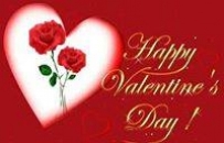 Happy Valentines Day - Roses inside Love