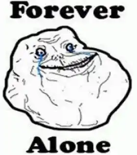 Forever Alone - Crying trollface