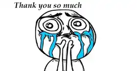 Thank you so much - Crying trollface
