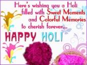 Wishing you happy holi