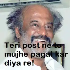 Teri Post Ne To Mukhe Pagal Kar Diya Re - Rajnikanth