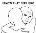 I know that feel Bro - Hugging Troll Face Meme