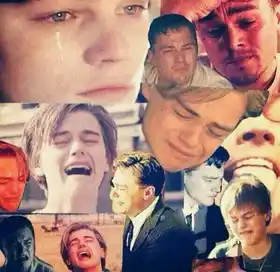 Leonardo Dicaprio Crying