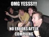 OMG Yesss. No Error After Compiling