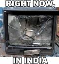 Right Now In India - TV Broken due to anger