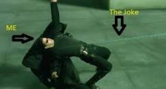 The Joke and Me - Matrix Stunt Fight Neo - Keanu Reeves