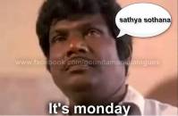 Sathya Sothana - Its Monday - Goundamani Crying