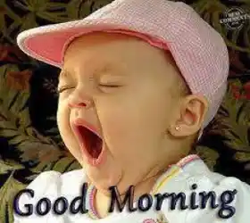 Good Morning Cute Little Girl