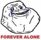 Forever Alone - Crying Trollface
