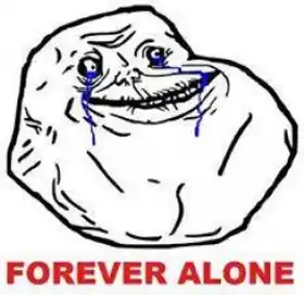 Forever Alone - Crying Trollface