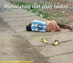 Messi may not Play Today due to Injury