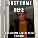 I Just Came Here To Kill Michael Jackson and Get Popcorn - Read The Comments - Michael Jackson Eating Popcorn - MJ in Thriller Theatre