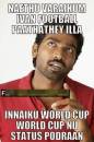 Naethu Varaikum Ivan Football Paathathey Illai. Innaiku Worldcup Worldcupnu Status Podran - Vijay Sethupathi