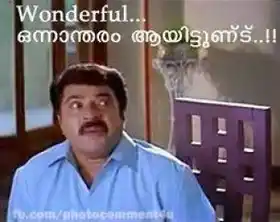 Wonderful. ഒന്നാന്തരം ആയിട്ടുണ്ട്  - മമ്മൂട്ടി - Wonderful. Onnaanmtharam aayittund. Mammootti Funny Expression