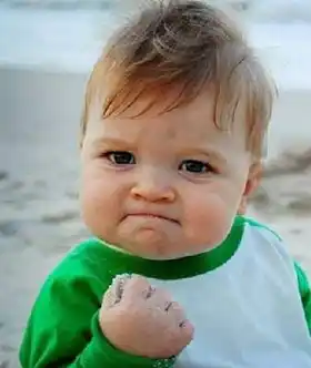 Succes Kid - Baby Thumbs Up, Palms Hold