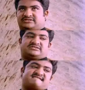 NTR Junior comedy expressions - Crying angry - N. T. Rama Rao Jr